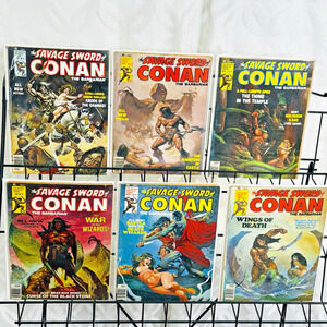 Savage Sword Of Conan 11-12 17-19 Lot Marvel Magazine‎ Bronze Age